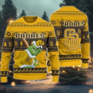 San Diego Padres Grinch Stolen Ugly Christmas Sweater