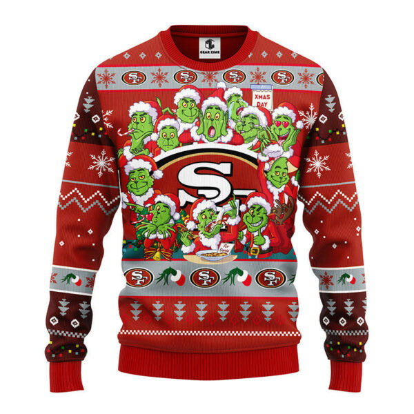 San Francisco 49ers 12 Grinch Xmas Day Ugly Christmas Sweater 1.jpeg