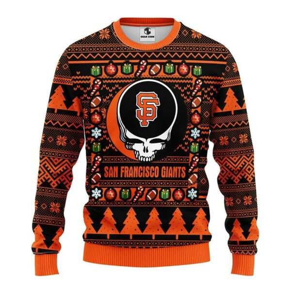 San Francisco Giants Grateful Dead Ugly Christmas Sweater