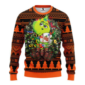 San Francisco Giants Grinch Hug Ugly Christmas Sweater 1.jpeg