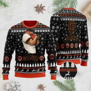 San Francisco Giants Mascot Ugly Christmas Sweater