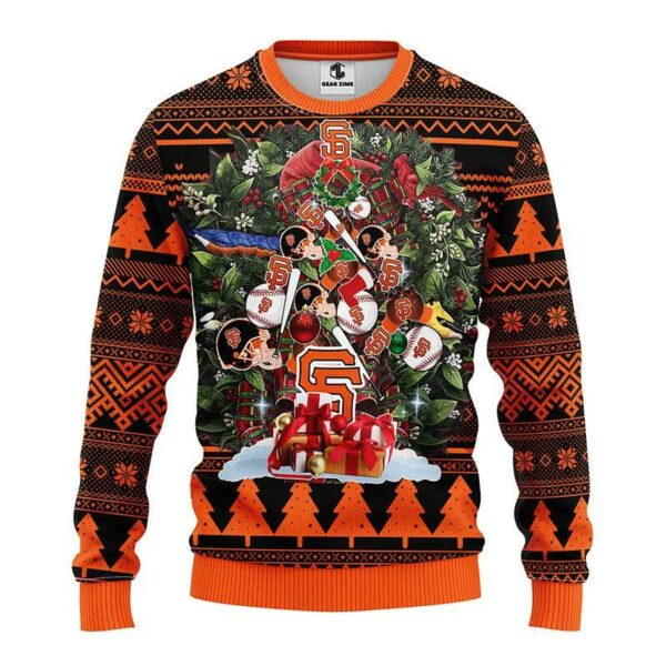 San Francisco Giants Tree Christmas Ugly Sweater