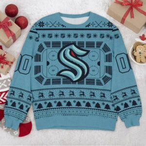 Seattle Kraken NHL Custom Ugly Christmas Sweater