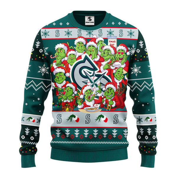 Seattle Mariners 12 Grinch Xmas Day Ugly Christmas Sweater 1.jpeg