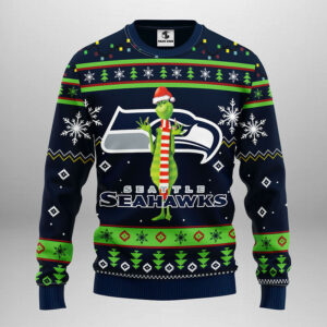 Seattle Seahawks Funny Grinch Ugly Christmas Sweater 1.jpeg