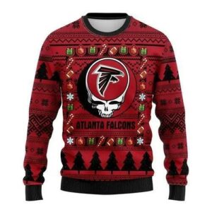 Skull Atlanta Falcons Ugly Christmas Sweater