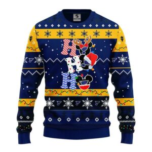 St. Louis Blues Hohoho Ugly Christmas Sweater