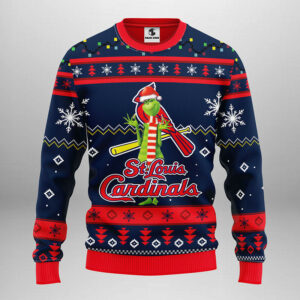 St Louis Cardinals Funny Grinch Ugly Christmas Sweater 1.jpeg