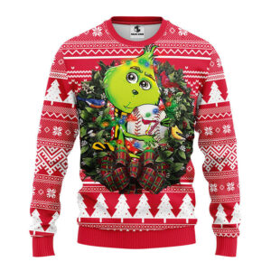 St Louis Cardinals Grinch Hug Ugly Christmas Sweater 1.jpeg