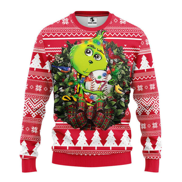 St Louis Cardinals Grinch Hug Ugly Christmas Sweater 1.jpeg