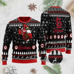 St. Louis Cardinals Mascot Ugly Christmas Sweater