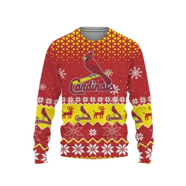 St. Louis Cardinals Sports Big Logo Ugly Christmas Sweater