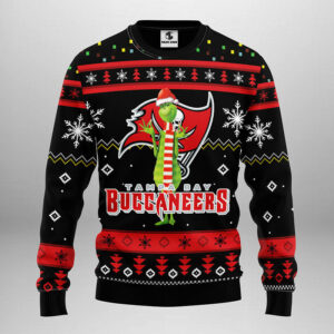 Tampa Bay Buccaneers Funny Grinch Ugly Christmas Sweater 1.jpeg