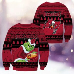 Tampa Bay Buccaneers Grinch Stolen Ugly Christmas Sweater