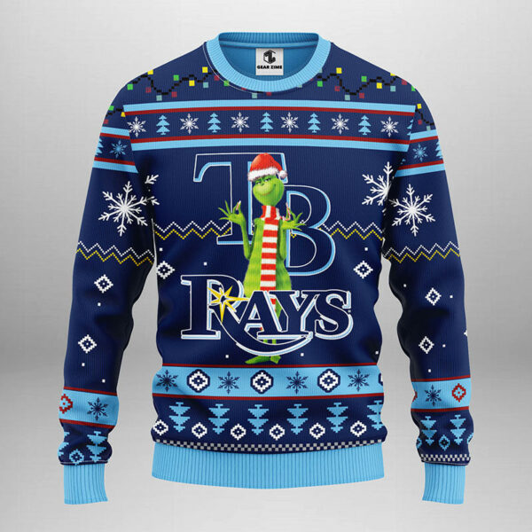 Tampa Bay Rays Funny Grinch Ugly Christmas Sweater 1.jpeg