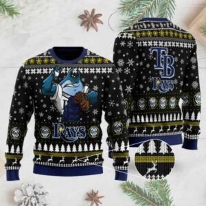 Tampa Bay Rays Mascot Ugly Christmas Sweater