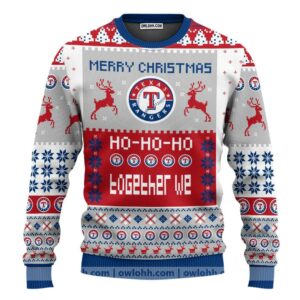 Texas Rangers Merry Christmas Ugly Christmas Sweater