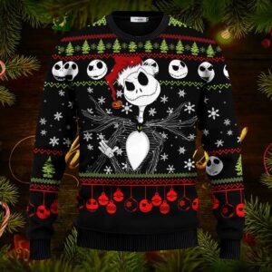 The Nightmare Before Christmas Jack Skellington Ugly Christmas Sweater Skeleton Sweater 1.jpg