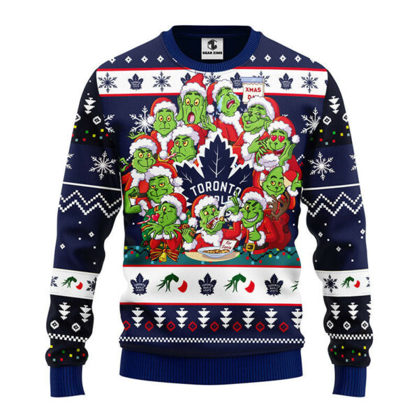 Toronto Maple Leafs 12 Grinch Xmas Day Ugly Christmas Sweater 1.jpeg