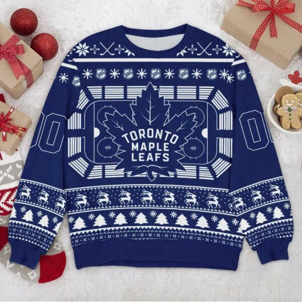 Toronto Maple Leafs NHL Custom Ugly Christmas Sweater