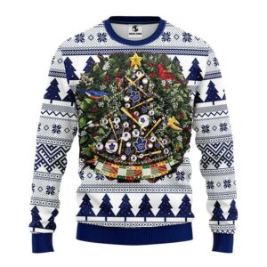 Toronto Maple Leafs Tree Ball Ugly Christmas Sweater