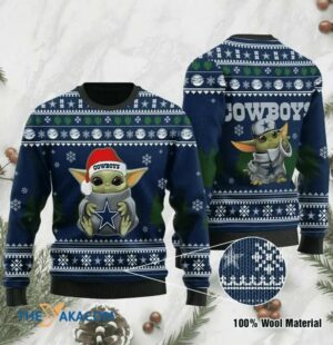 Ugly Christmas Sweater Dallas Baby Grogu Star War Christmas Sweater 1.jpg