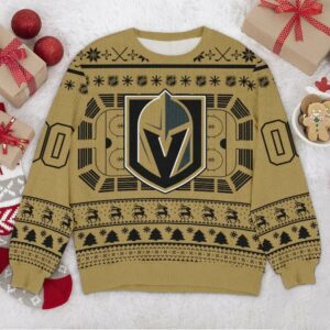 Vegas Golden Knights NHL Custom Ugly Christmas Sweater