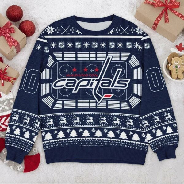 Washington Capitals NHL Custom Ugly Christmas Sweater