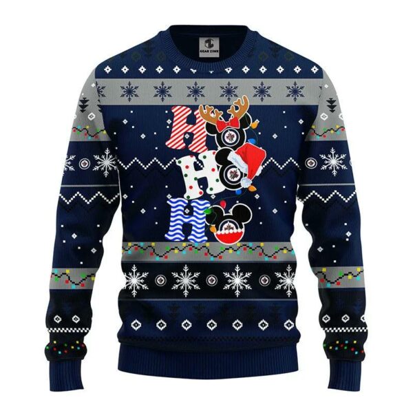 Winnipeg Jets Hohoho Ugly Christmas Sweater