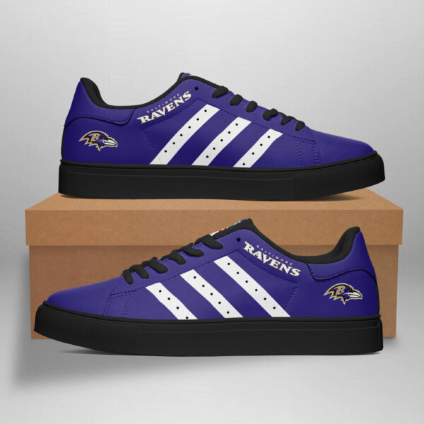 ideafootwear baltimore ravens skate stan shoes sneakes for men and women 7447 ppeqk.jpg