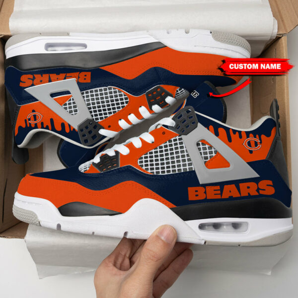 ideafootwear chicago bears aj4 sneakers shoes for men and women 2575 m8bpv.jpg