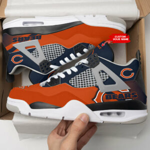 ideafootwear chicago bears aj4 sneakers shoes for men and women 4241 b7b1g.jpg