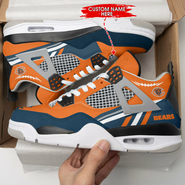 ideafootwear chicago bears aj4 sneakers shoes for men and women 7260 vt8zs.jpg