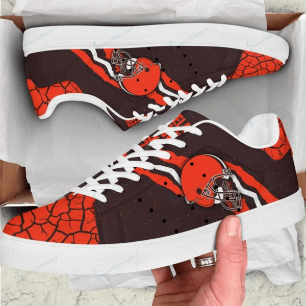 ideafootwear cleveland browns skate stan shoes sneakes for men and women 8435 cxwnl.png