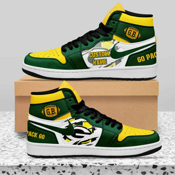 ideafootwear green bay packers aj1 high sneakers shoes for men and women 6609 l5ujj.jpg