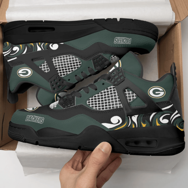 ideafootwear green bay packers aj4 sneakers shoes for men and women 4574 2y0va.png