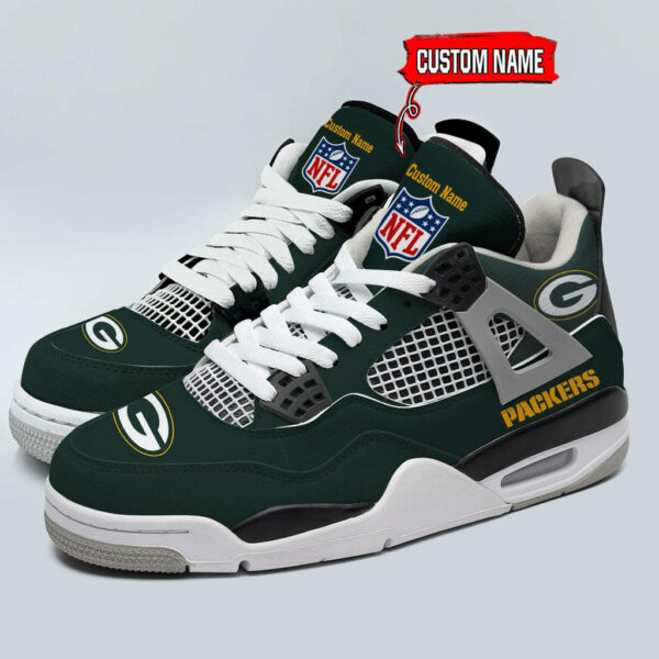 ideafootwear green bay packers aj4 sneakers shoes for men and women 7667 zcwij.jpg