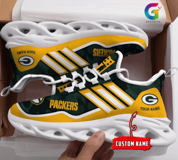 ideafootwear green bay packers max soul shoes sneakers for men and women 8055 vur9o.png