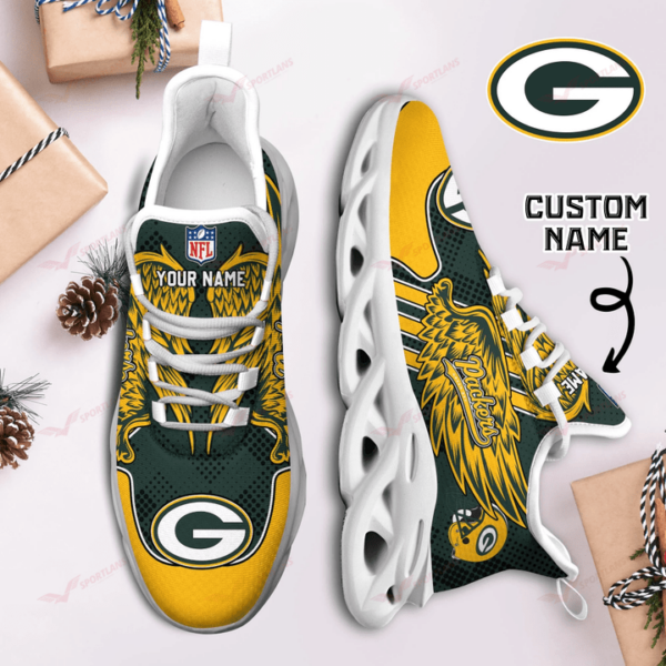 ideafootwear green bay packers nfl max soul shoes sneakers for men and women 2763 lylhz.png