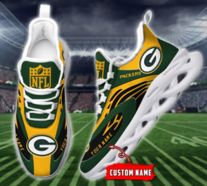 ideafootwear green bay packers nfl max soul shoes sneakers for men and women 6033 bkwai.png