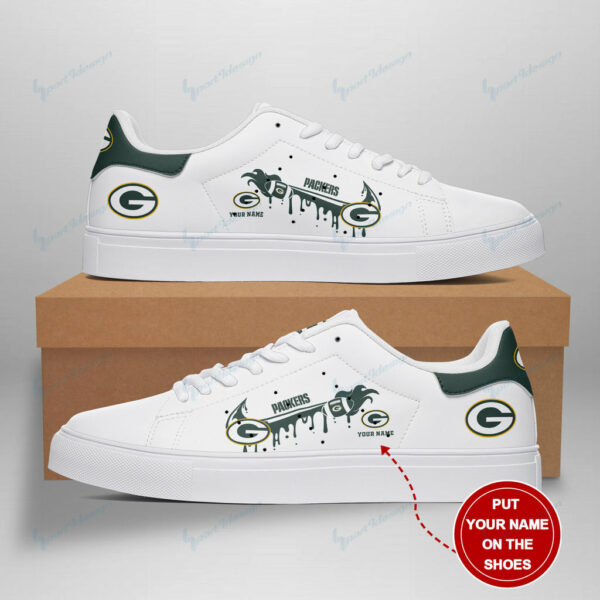 ideafootwear green bay packers skate stan shoes sneakes for men and women 8250 gpdz4.jpg