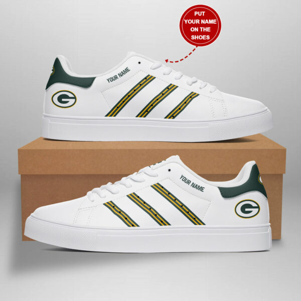 ideafootwear green bay packers skate stan shoes sneakes for men and women 8297 eygah.jpg