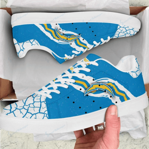 ideafootwear los angeles chargers skate stan shoes sneakes for men and women 2771 ddrli.png