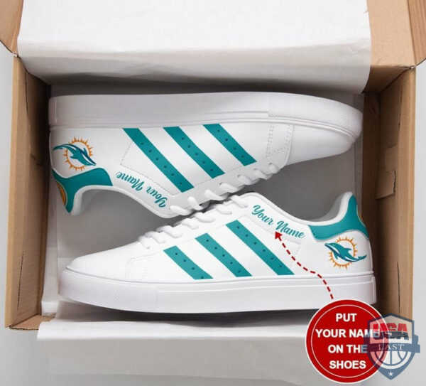 ideafootwear miami dolphins skate stan shoes sneakes for men and women 2780 cobwx.jpg