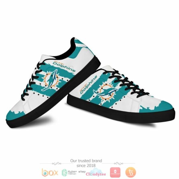 ideafootwear miami dolphins skate stan shoes sneakes for men and women 4487 5hvcb.jpg