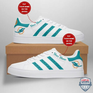 ideafootwear miami dolphins skate stan shoes sneakes for men and women 4647 mv3kt.jpg