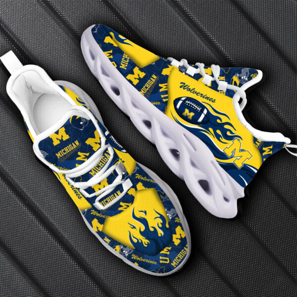 ideafootwear michigan wolverines ncaa max soul shoes sneakers for men and women 2243 vsl2c.jpg