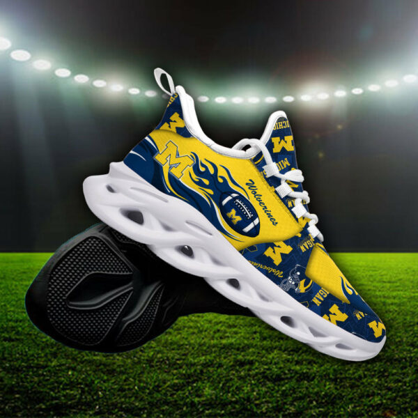 ideafootwear michigan wolverines ncaa max soul shoes sneakers for men and women 5762 8ch1f.jpg