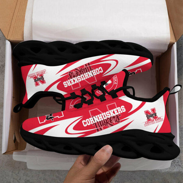 ideafootwear nebraska cornhuskers max soul shoes sneakers for men and women 7716 mntrl.jpg