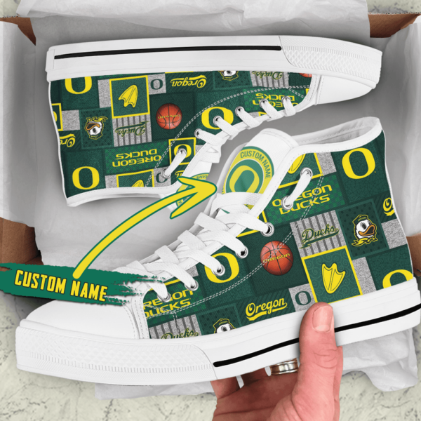 ideafootwear oregon ducks high top canvas sneakers shoes for men and women 1694 y1qnz.png